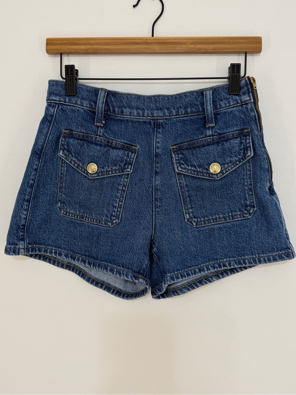 J. Crew Women's Denim Short With Sailor Pockets Size 25